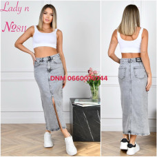 Lady N  Спідниця джинсова сірого кольору 28-33 811