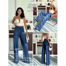 Laila woman Wide leg джинси широкі синього кольору 34-40 01