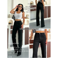Laila woman Кльош джинси чорного кольору Flare 34-40 012-1