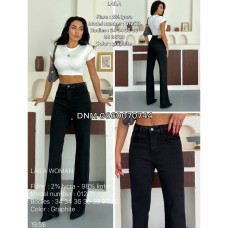 Laila woman Кльош джинси сірого кольору Flare 34-40 012-2