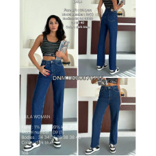 Laila woman Кльош джинси синього кольору Flare 34-40 09-1