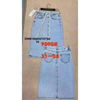 Lanlaniee Спідниця джинсова блакитного кольору 31-38 9090
