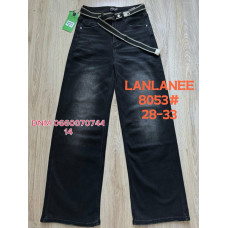 Lanlaniee Wide leg джинси сірого кольору широкі 28-33 8053