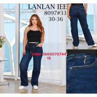 Lanlaniee Палаццо джинси синього кольору Palazzo 30-36 8097