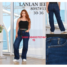 Lanlaniee Палаццо джинси синього кольору Palazzo 30-36 8097