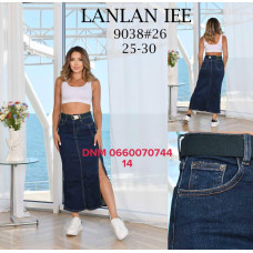 Lanlaniee Спідниця джинсова синього кольору 25-30 9038