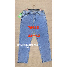 Lanlaniee Мом джинси блакитного кольору Mom fit 33-42 7091