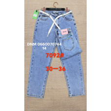 Lanlaniee Мом джинси блакитного кольору Mom fit 30-36 7092