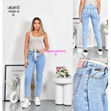 Lanlaniee Мом джинси блакитного кольору Mom fit 25-30 7093