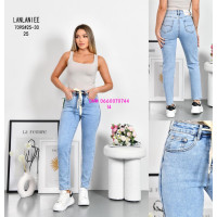 Lanlaniee Мом джинси блакитного кольору Mom fit 25-30 7095