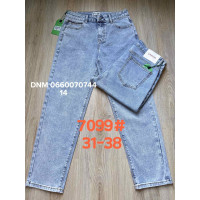 Lanlaniee Мом джинси блакитного кольору Mom fit 31-38 7099