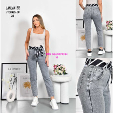 Lanlaniee Мом джинси сірого кольору Mom fit 25-30 7100
