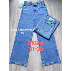Lanlaniee Wide leg джинси блакитного кольору стрейч літо 31-38 8102