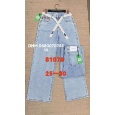 Lanlaniee Wide leg джинси блакитного кольору стрейч літо 25-30 8107