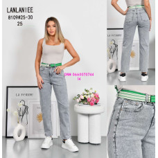 Lanlaniee Мом джинси сірого кольору Mom fit 25-30 8109