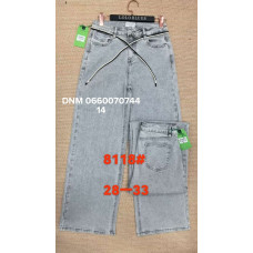 Lanlaniee Wide leg джинси сірого кольору широкі 28-33 8118
