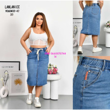 Lanlaniee Спідниця джинсова синього кольору 33-42 9060