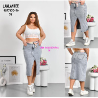 Lanlaniee Спідниця джинсова сірого кольору 30-36 9077