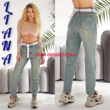 Liana  Мом джинси іржавого кольору Mom fit 25-30 402