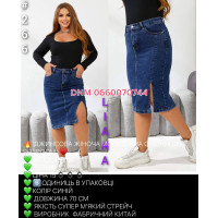 Liana  Спідниця джинсова синього кольору 32-42 266