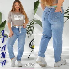 Liana  Мом джинси блакитного кольору Mom fit 28-33 1-005