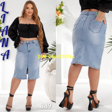 Liana  Спідниця джинсова блакитного кольору 31-38 389