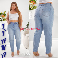 Liana  Мом джинси блакитного кольору Mom fit 32-42 399