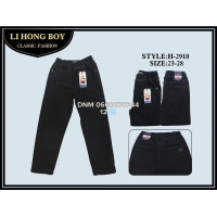 Lihong Мом підліткові джинси чорного кольору Mom fit 23-28 2910
