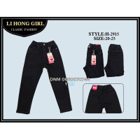 Lihong Мом підліткові джинси чорного кольору Mom fit 20-25 2915