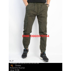 Lihong Джогери брюки оливкового кольору з боковими кишенями Jogger 28-36 27