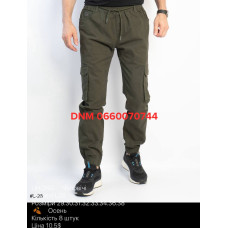 Lihong Джогери брюки оливкового кольору з боковими кишенями Jogger 29-38 28