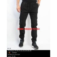 Lihong Джогери брюки чорного кольору з боковими кишенями Jogger 29-38 30