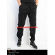 Lihong Джогери брюки чорного кольору з боковими кишенями Jogger 29-38 32