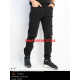 Lihong Джогери брюки чорного кольору з боковими кишенями Jogger 29-38 36