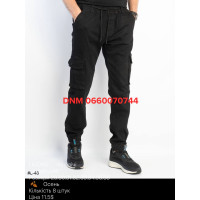 Lihong Джогери брюки чорного кольору з боковими кишенями Jogger 29-38 48