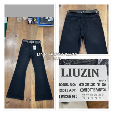 Liuzin Іспанки кльош джинси чорного кольору Spanish flare fit 26-31 02215