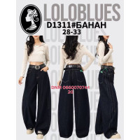 Lolo blues Банани джинси синього кольору Banana fit 28-33 1311