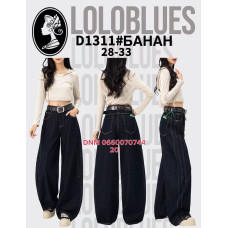 Lolo blues Банани джинси синього кольору Banana fit 28-33 1311