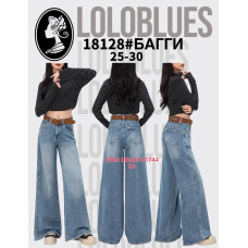 Lolo blues Баггі джинси синього кольору Baggy fit 25-30 18128
