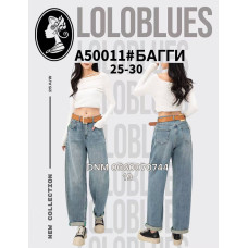 Lolo blues Баггі джинси блакитного кольору Baggy fit 25-30 50011