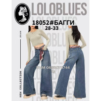 Lolo blues Баггі джинси синього кольору 28-33 18052