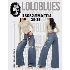 Lolo blues Баггі джинси синього кольору 28-33 18052