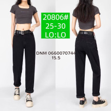 Lolo blues Мом джинси чорного кольору Mom fit 25-30 20806