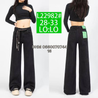 Lolo blues Wide leg джинси широкі сірого кольору 28-33 22982
