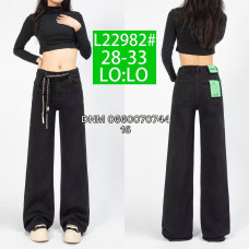 Lolo blues Wide leg джинси широкі сірого кольору 28-33 22982