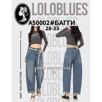 Lolo blues Баггі джинси синього кольору 28-33 50002