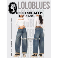 Lolo blues Баггі джинси синього кольору 31-38 50017