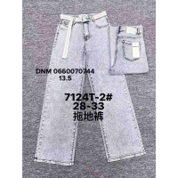 Lookvng Wide leg джинси сірого кольору широкі 28-33 7124-2