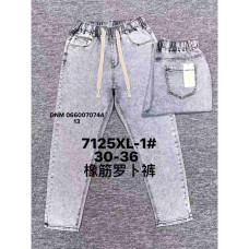 Lookvng Мом резинка джинси сірого кольору стрейч весна 30-36 7125-1