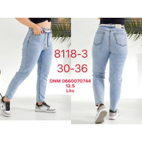 Lookvng Мом джинси блакитного кольору Mom fit 30-36 8118-3